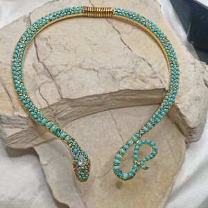 Fashion Turquoise Snake Choker necklace